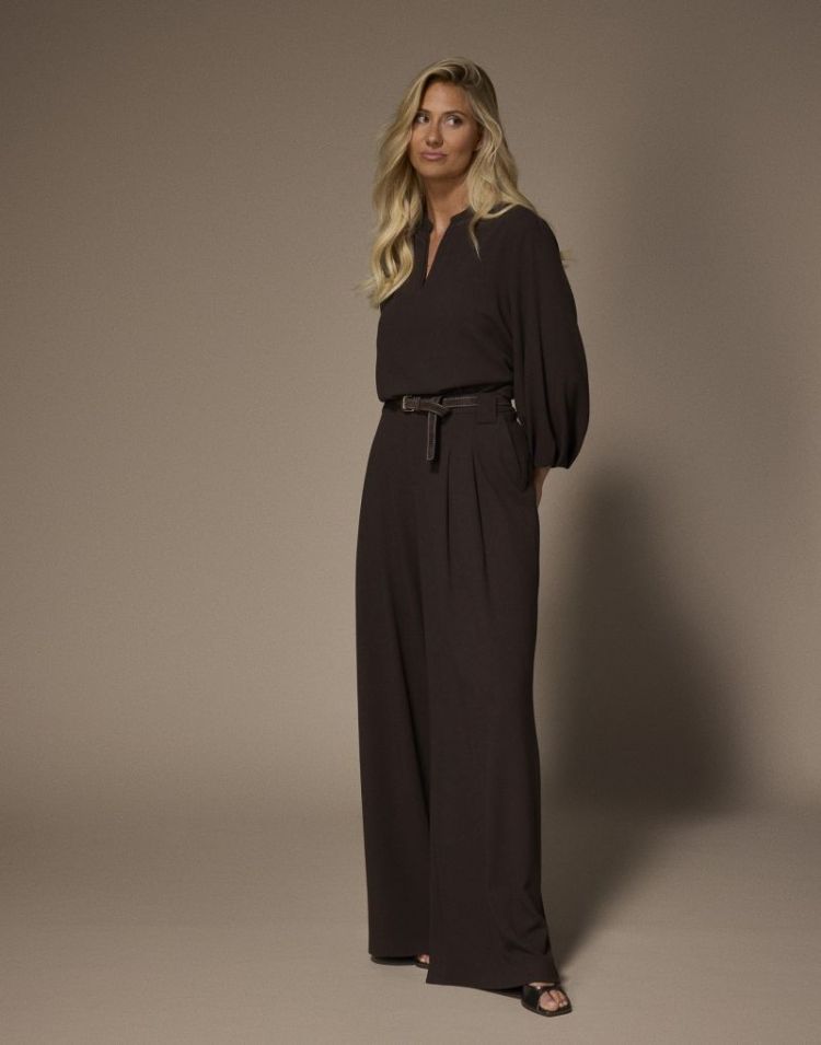 PAULETTE PANTS 040 Brown