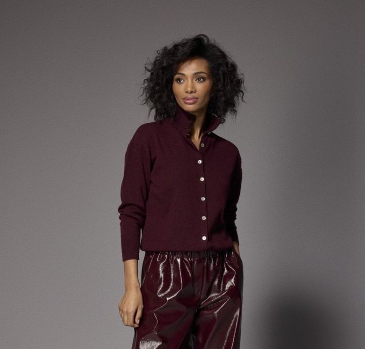SOFIA GILET 037 Burgundy