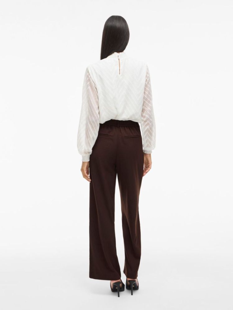 VIVARONE HW WIDE PANT 196326 Coffee B