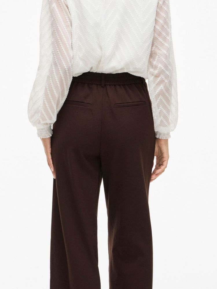 VIVARONE HW WIDE PANT 196326 Coffee B