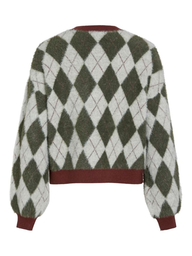 VITJEBBI O-NECK LS JAQUARD KNI 253562001 Fores