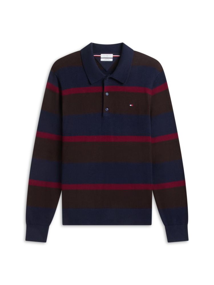 PIMA ORG CTN CASHMERE LS POLO 0A8