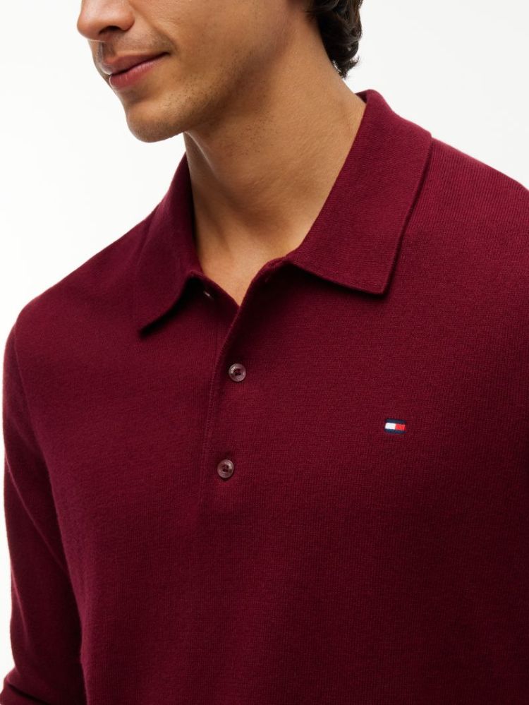 PIMA ORG CTN CASHMERE LS POLO VLP
