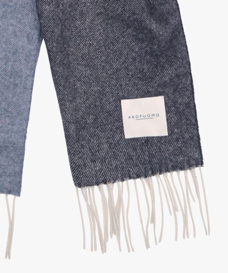 SCARF LAMBSWOOL D BLUE M3 