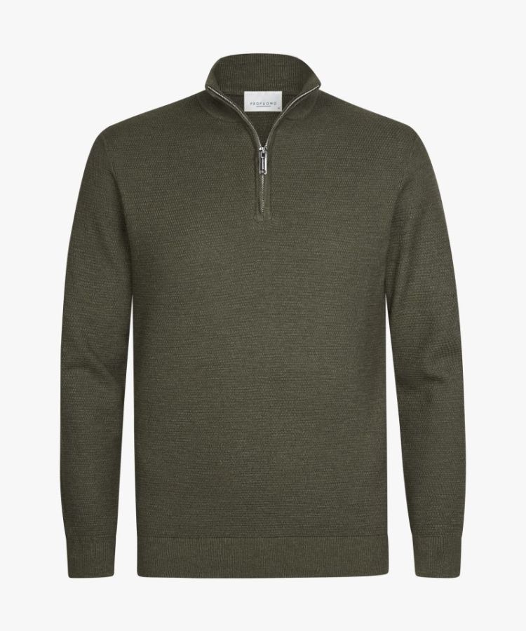 PPXJ30023C PULLOVER HALF ZIP GREEN Z 