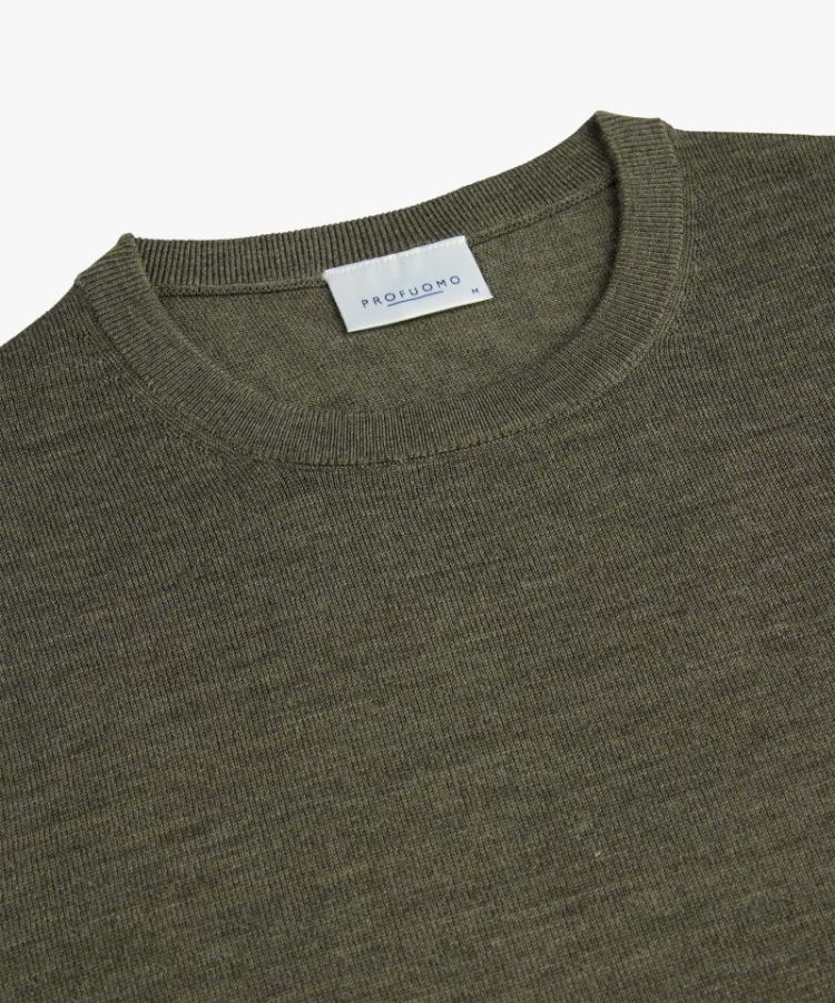 PPXJ30024E PULLOVER CREW NECK D GREEN Z3 