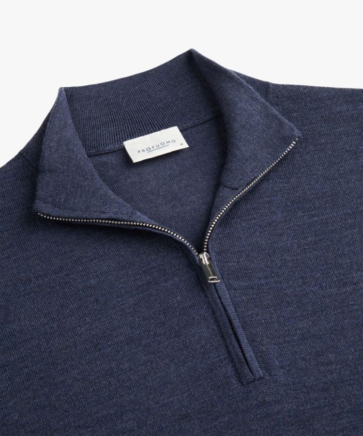 PPXJ30025A PULLOVER HALF ZIP ROYAL MEL N1 