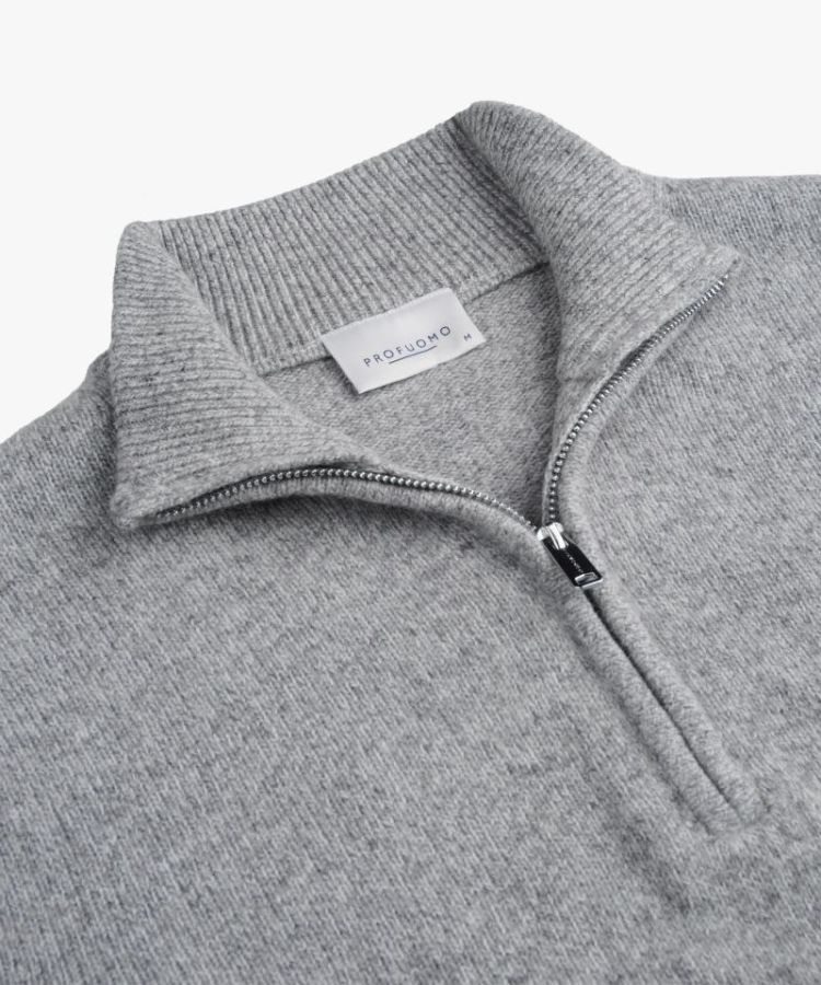 PPXJ30047C PULLOVER HALF ZIP GREY C 