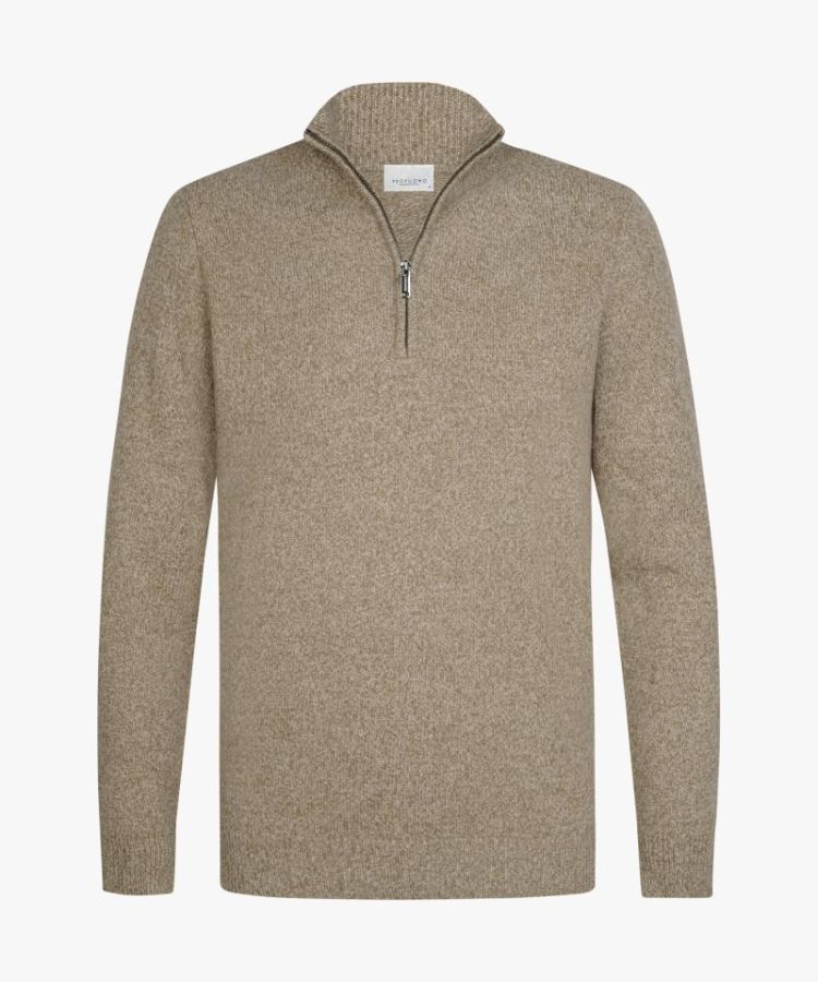 PPXJ30047E PULLOVER HALF ZIP BEIGE F