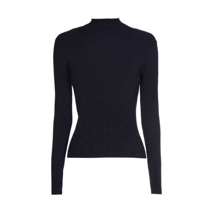 Aansluitende pull in ribtricot 21 Midnight Blu