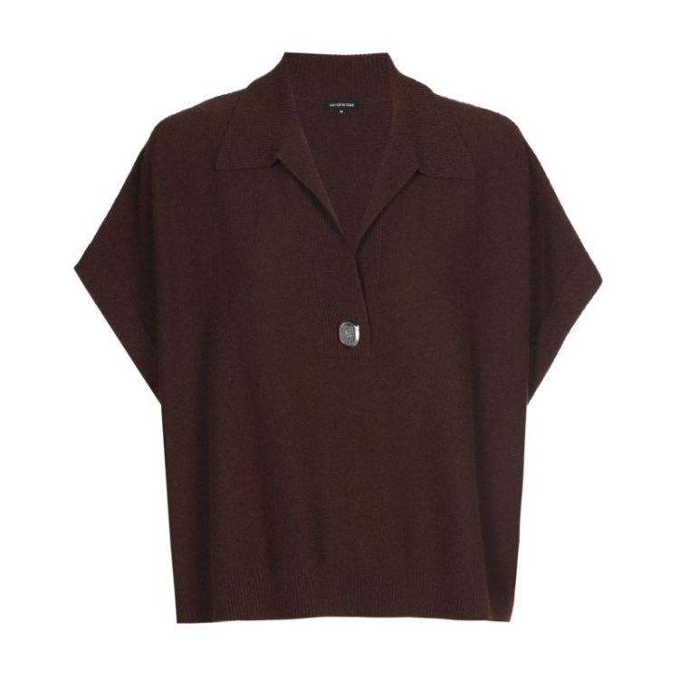Soepelvallende pull 32 Cacao