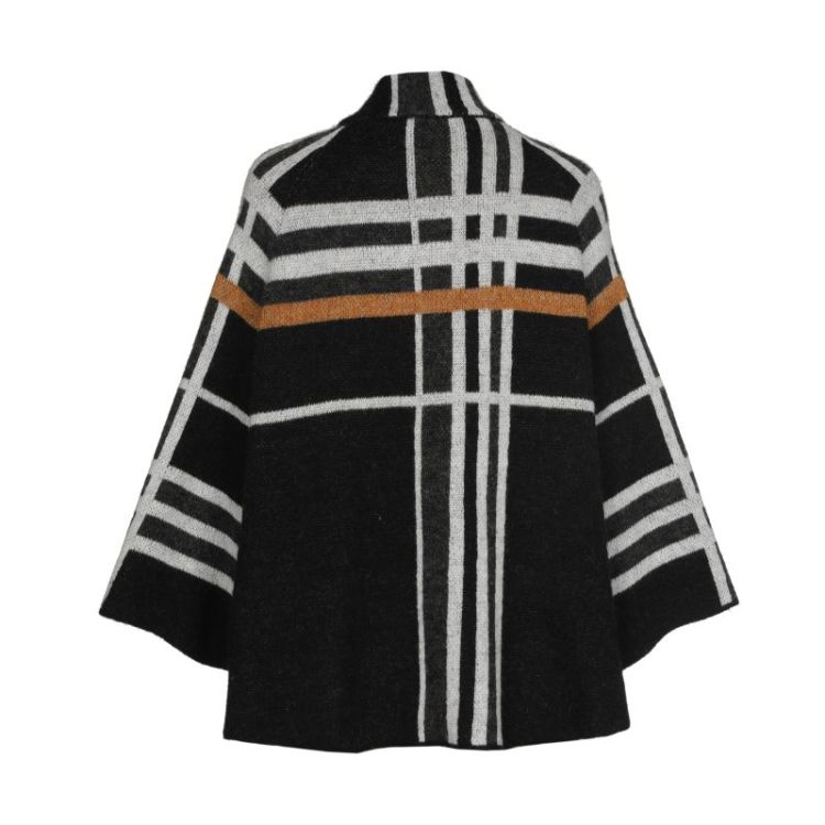 City-chic mantelcape met ruitdessin 39 Multi Color