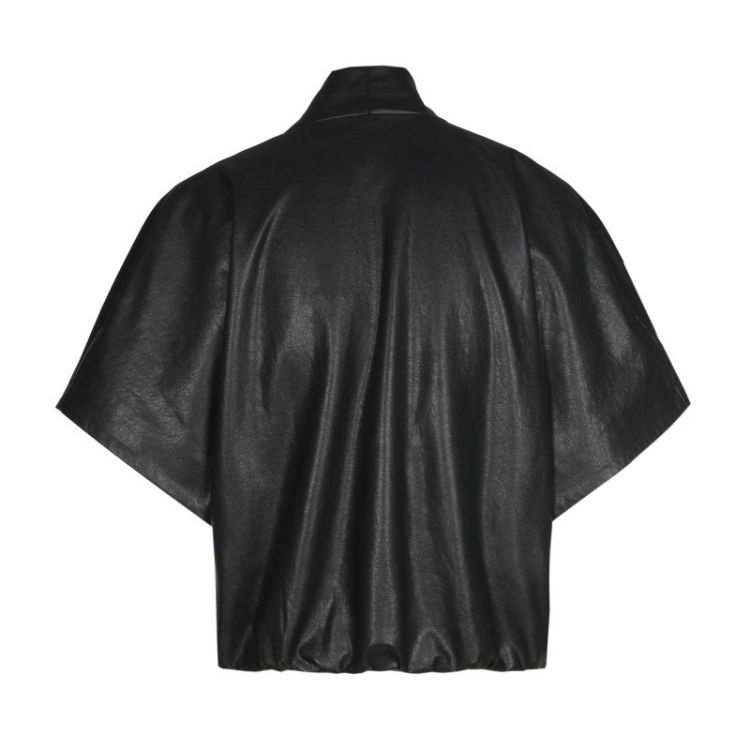 Elegante bomber in vegan leather 10 Black