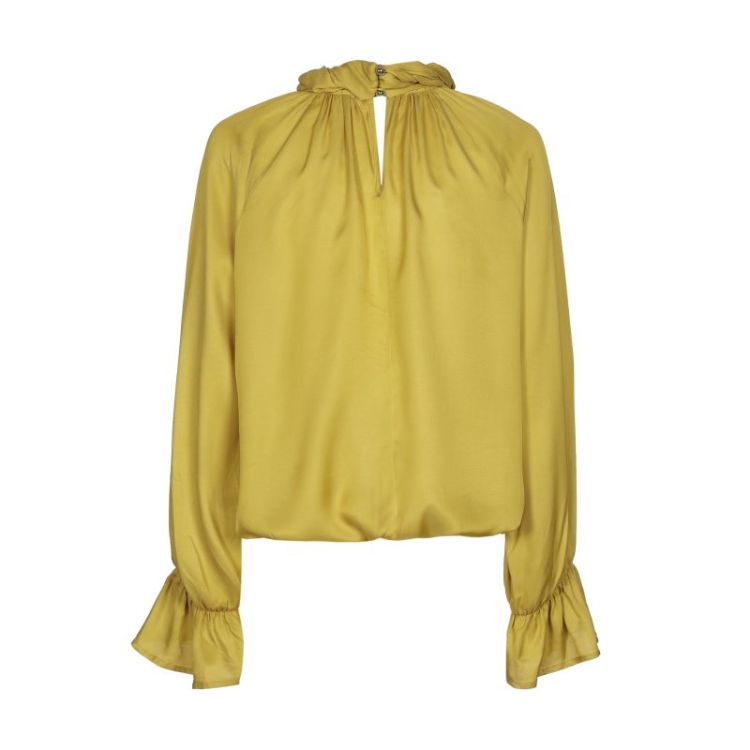 Blouse met gevlochten hals 63 Lime