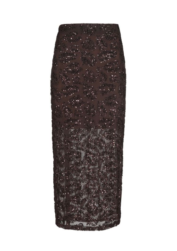 Midirok in patchwork 31 Brown